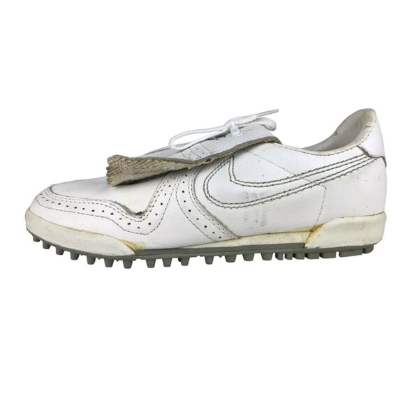 Nike Womens White 861012CH Leather Lace Up Low Top Golf Shoes‎ Size US 5.5 - Picture 2 of 10